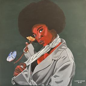 Peinture, Her Shattered Heart, Awofadeju Solomon