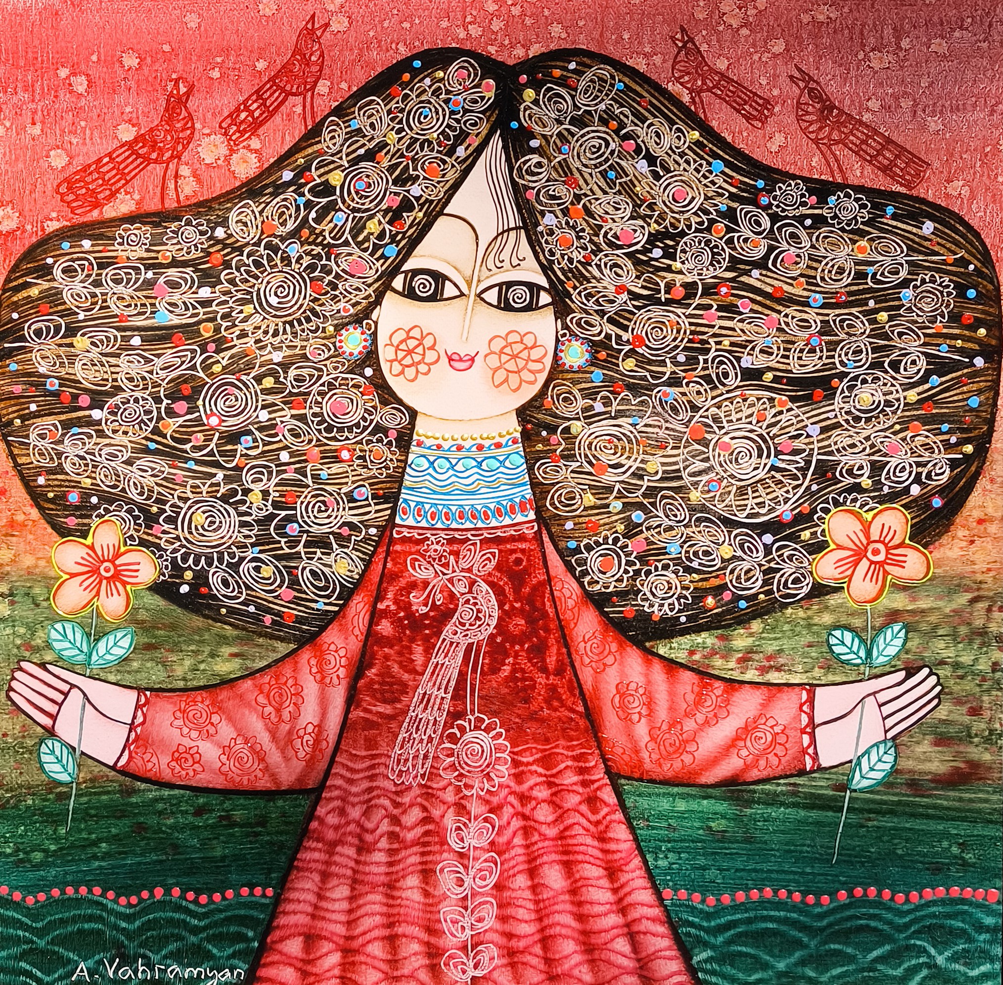 Armen Vahramyan, Embroidered Happiness Armen Vahramyan, Embroidered Happiness