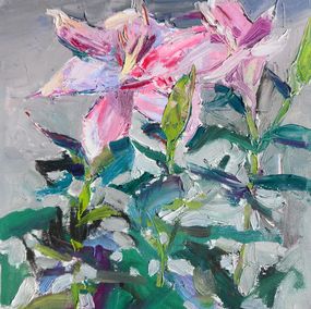 Painting, Lily flowers, Yehor Dulin