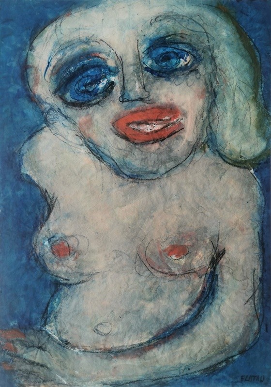 Joanna Flatau, Fond bleu Joanna Flatau, Fond bleu