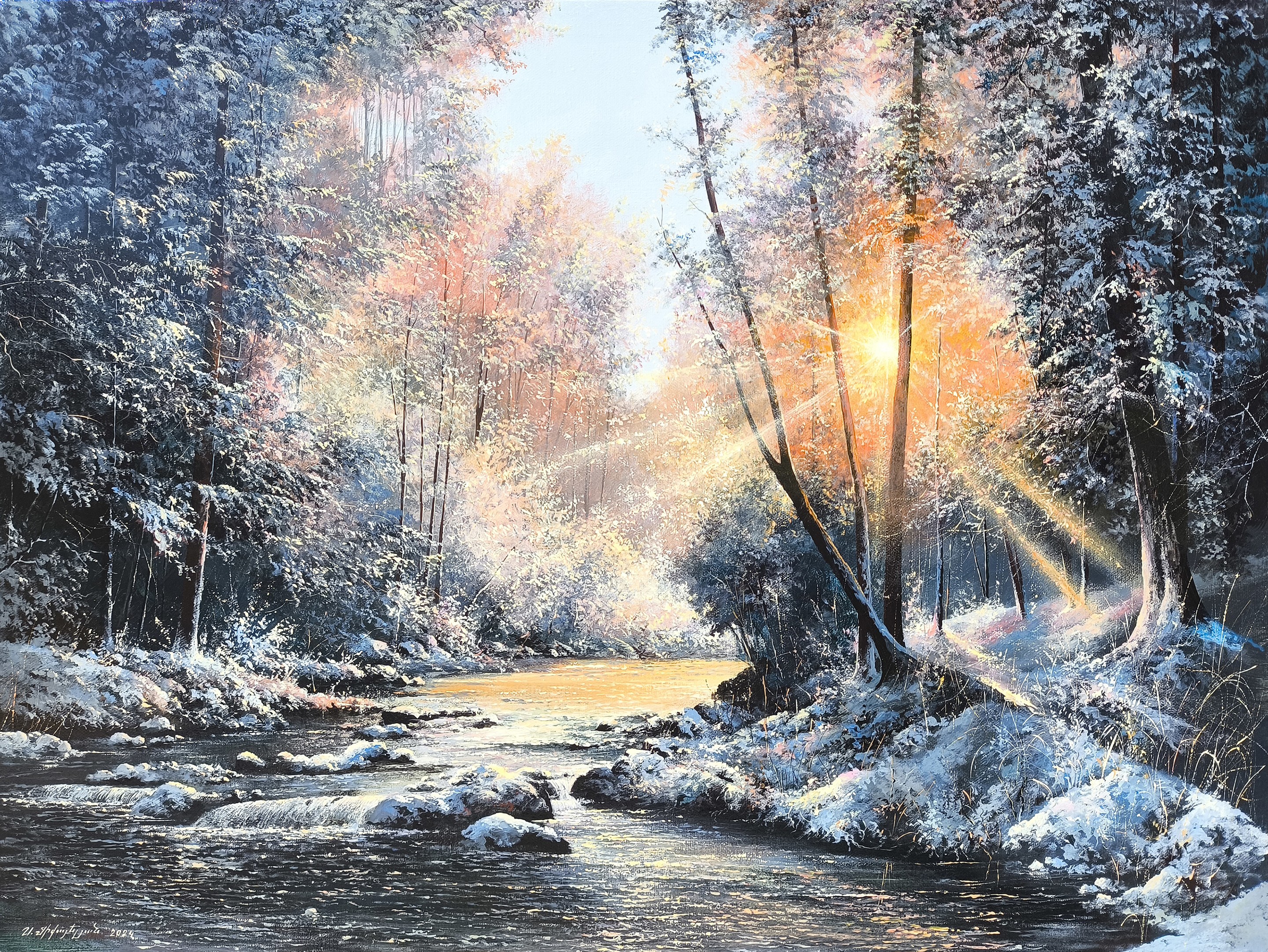Sergey Miqayelyan, The Golden River of Winter Sergey Miqayelyan, The Golden River of Winter