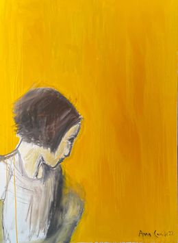 Gemälde, En jaune 5, Anna Camille