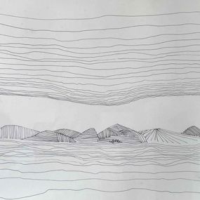 Dessin, Pyramides de Meroé, Anna Camille