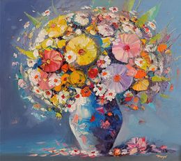 Gemälde, Spring Colorful Bouquet, Hayk Miqayelyan