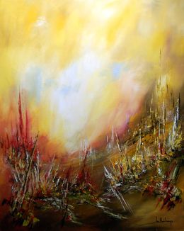 Peinture, Taillis, Jean-Claude Lannes