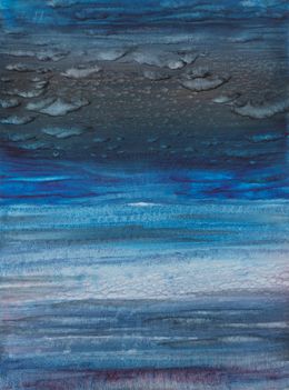 Painting, Bridge over water, Patrick Vassort