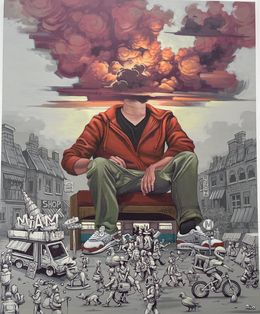 Painting, La tête dans les nuages, Korsé