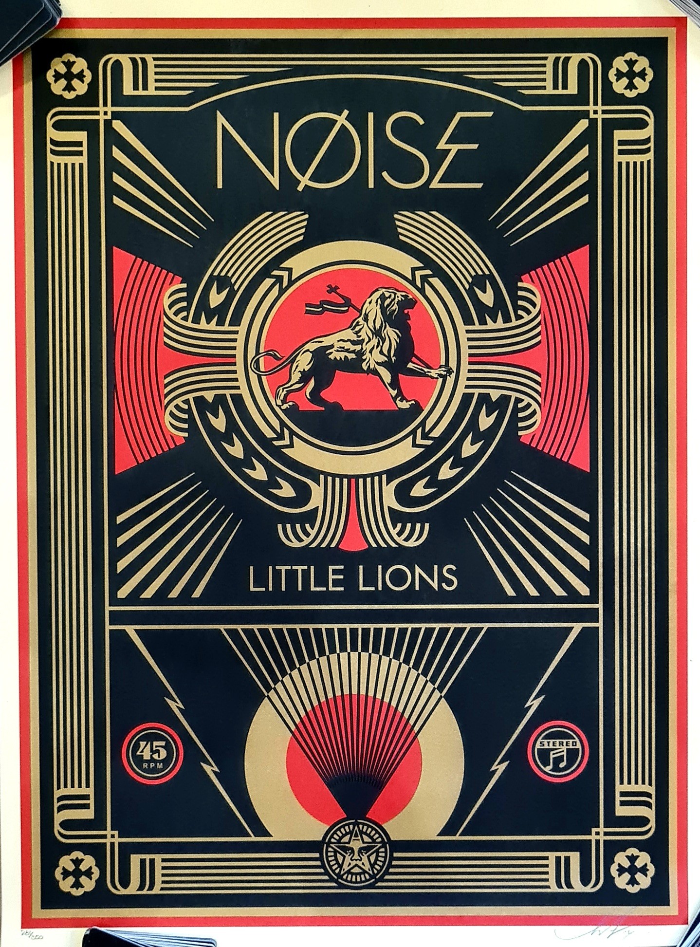 Shepard Fairey (Obey), Nøise Little Lions Shepard Fairey (Obey), Nøise Little Lions