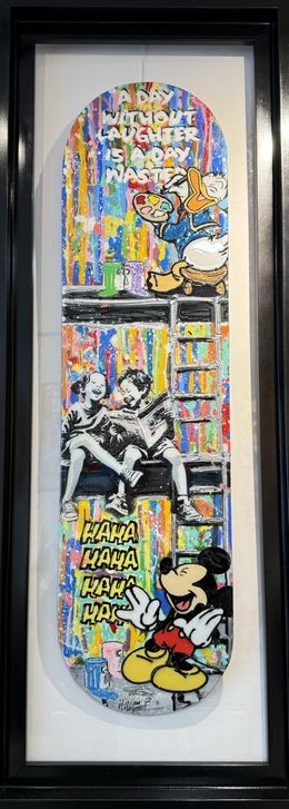 Peinture, A day without laughter is a wasted day !, Haim Zanzouri