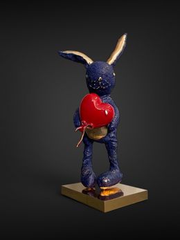 Sculpture, With Love - Black and gold collection, Petra Dorst