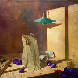 Peinture, Still Life With Paper Bag, Michael Gorban