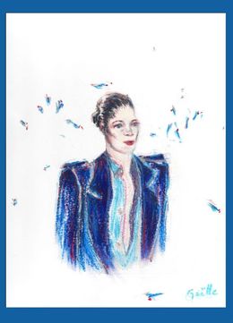 Fine Art Drawings, Portrait 1, Gaelle Beyaert