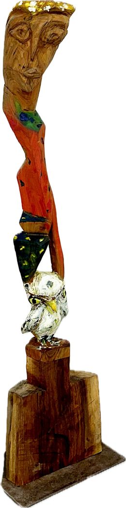 Sculpture, Eulenmann - L’homme-hibou, Hans Mendler