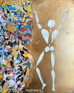 Painting, Goldorak Gold, Jérôme Mesnager