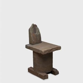 Sculpture, Graywacke Offcut Chair #8, Carsten In Der Elst
