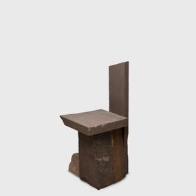 Sculpture, Graywacke Offcut Chair #12, Carsten In Der Elst