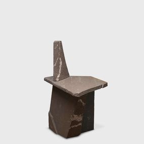 Sculpture, Graywacke Offcut Chair #13, Carsten In Der Elst