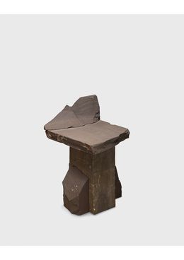 Sculpture, Graywacke Offcut Chair #14, Carsten In Der Elst