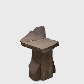 Sculpture, Graywacke Offcut Chair #14, Carsten In Der Elst