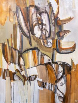 Painting, Composición con máscara, Andrei Shchurok