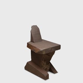 Sculpture, Graywacke Offcut Chair #16 (1), Carsten In Der Elst