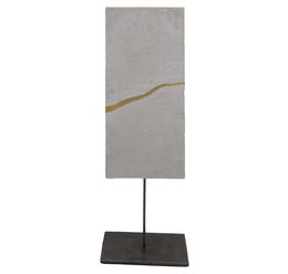 Painting, Kintsugi - Technique ancestrale japonaise - Oeuvre sur socle, Roselyne Dupetitpré
