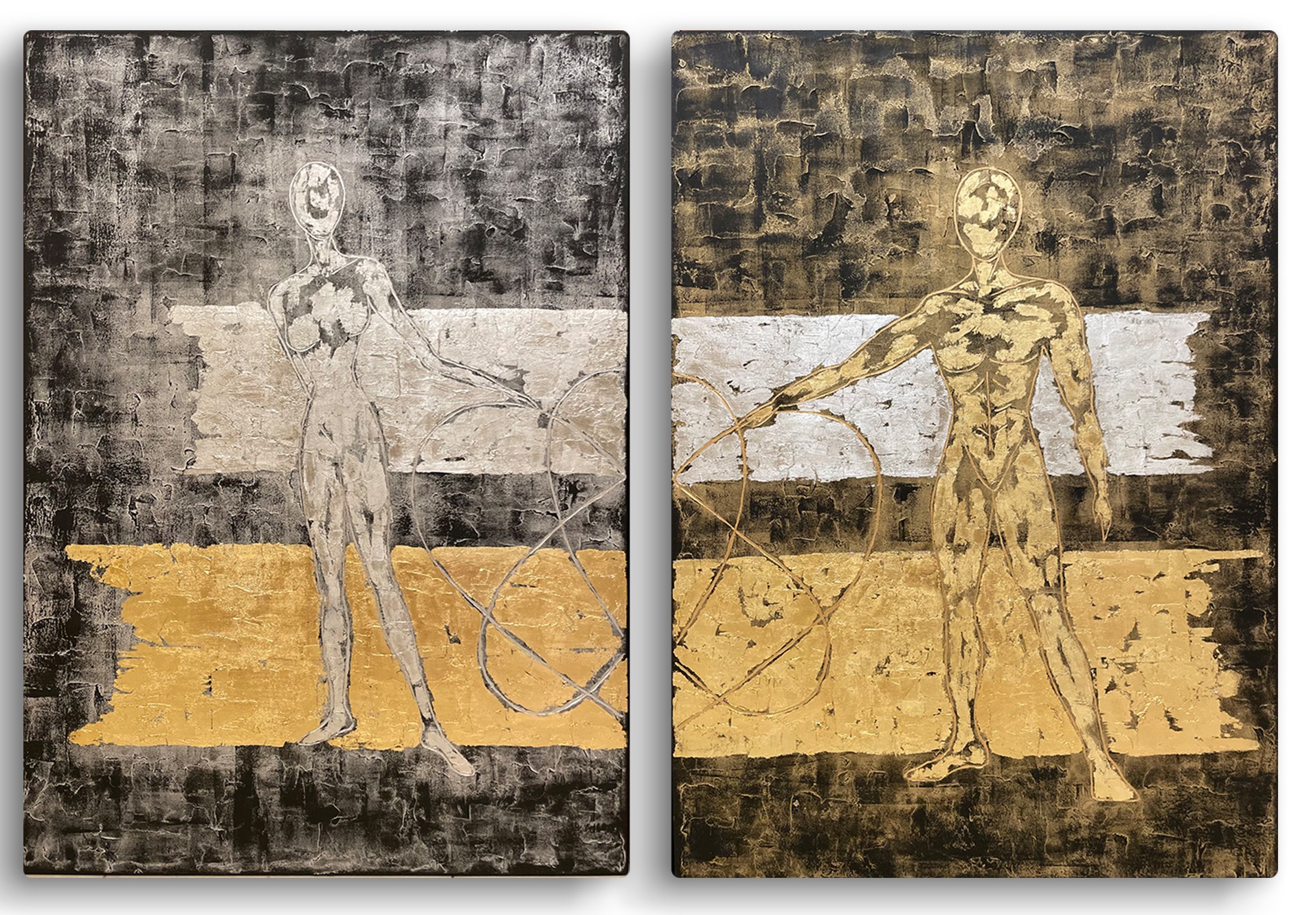 Anastasia Ovsyannikova, Two. From the depth of time, diptych Anastasia Ovsyannikova, Two. From the depth of time, diptych