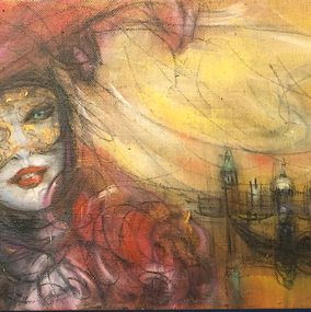 Gemälde, Fantasme Venitien III, Pascal Dabere