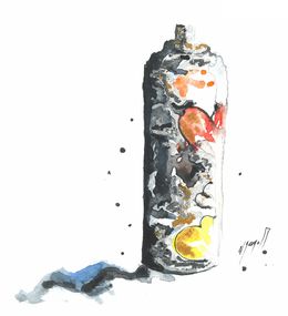 Fine Art Drawings, Mon Graff Coeur !, Noël Granger