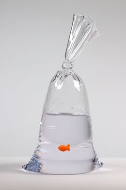Sculpture, Limited Edition Goldfish Cracker Water Bag 204/300, Dylan Martinez
