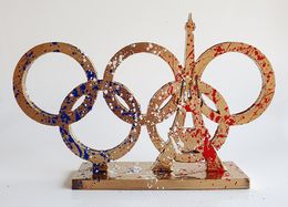 Sculpture, Gold JO Paris 2024, Spaco