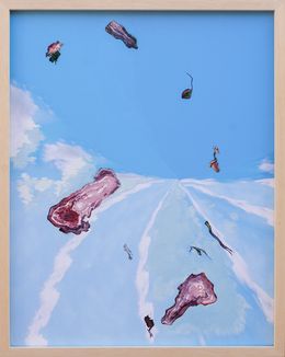 Painting, Untitled VI. Painting. From the Medium - Screen Time series, Rodrigo Etem