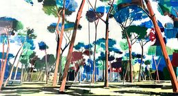 Painting, Roma 2, Manuel Perez