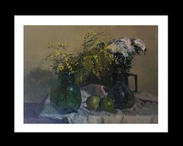 Gemälde, Mimosas y frutas, Sola Puig