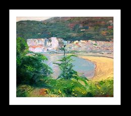 Painting, costa de Mallorca. Marina, Sola Puig