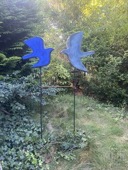 Skulpturen, Elévation, duo d'oiseaux, Stephanie Larène
