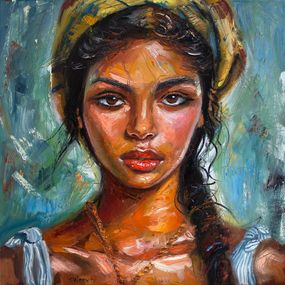 Painting, Délia Fille de la Mer, Laurent Chimento