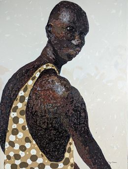 Gemälde, Living for the Now 1 - 21st Century, Contemporary, Figurative, Neo-Expressionism, Dennis Onofua