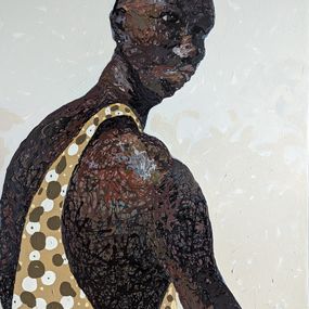 Gemälde, Living for the Now 1 - 21st Century, Contemporary, Figurative, Neo-Expressionism, Dennis Onofua