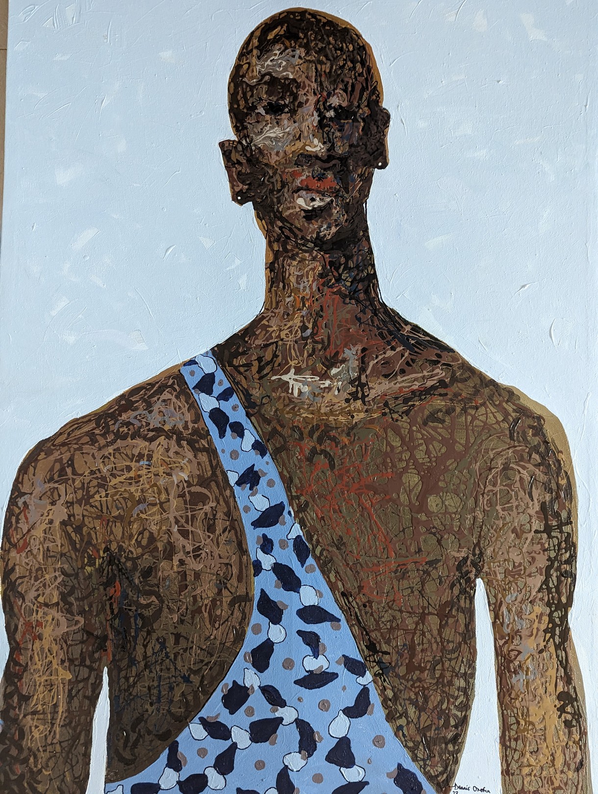 Dennis Onofua, Living for the Now 2 - 21st Century, Contemporary, Figurative, Neo-Expressionism Dennis Onofua, Living for the Now 2 - 21st Century, Contemporary, Figurative, Neo-Expressionism