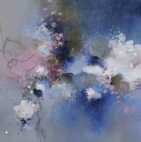 Painting, Laisse toi porter - série Paysage abstrait, Roselyne Dupetitpré