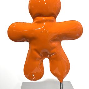 Skulpturen, Petit Bonhomme orange laqué F1, Henri Iglésis