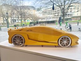 Sculpture, Lambo Car, Jean Paul Kala