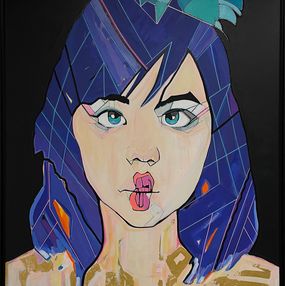 Painting, La fille au bisou, Alexandra Frances