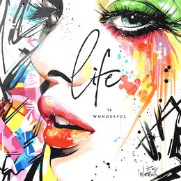 Peinture, Life is wonderful, Patrick Cornée