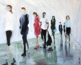 Gemälde, Après la pause, Marylise Jozan