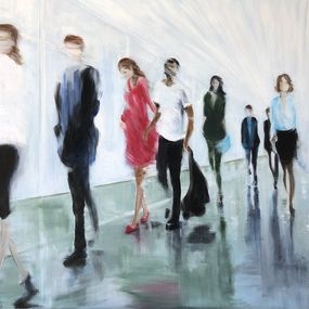 Gemälde, Après la pause, Marylise Jozan