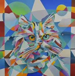 Gemälde, The travelling cat, ZiB