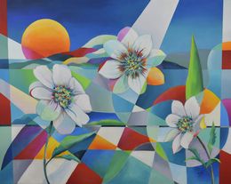 Painting, Les Dahlias, ZiB