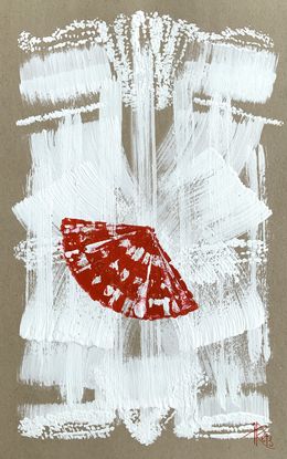 Gemälde, Dance of the White Warriors - 2 in polyptych, Iryna Rets